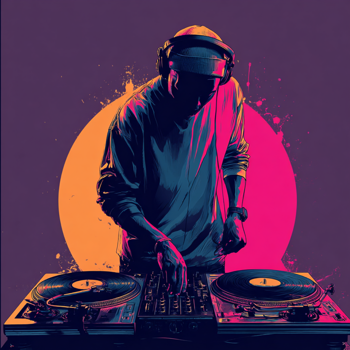 Vollbild Motiv Festival DJ