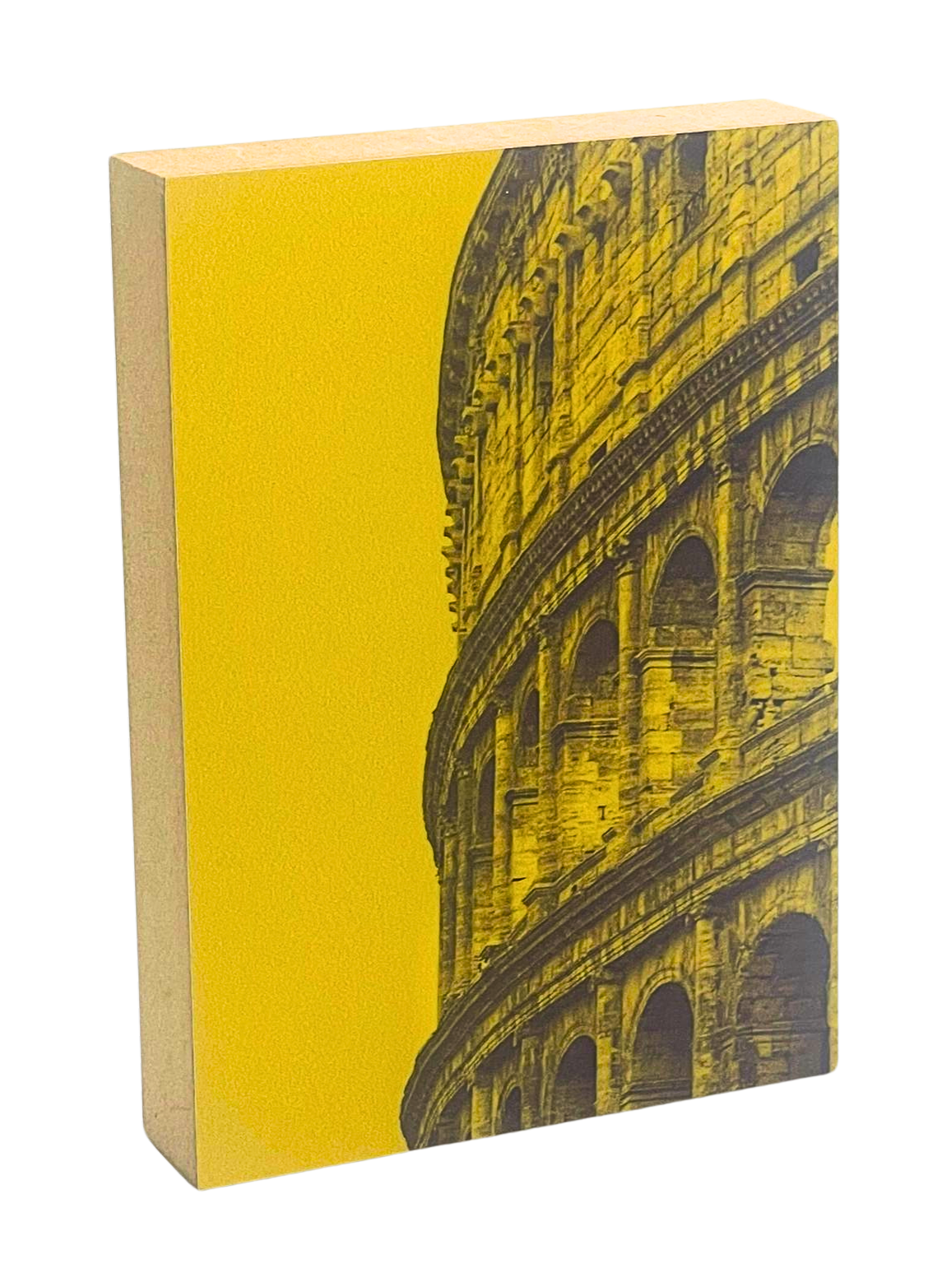 Sights Holzbild Colosseum – Wahrzeichen-Motiv im Format 8,5 x 12 cm