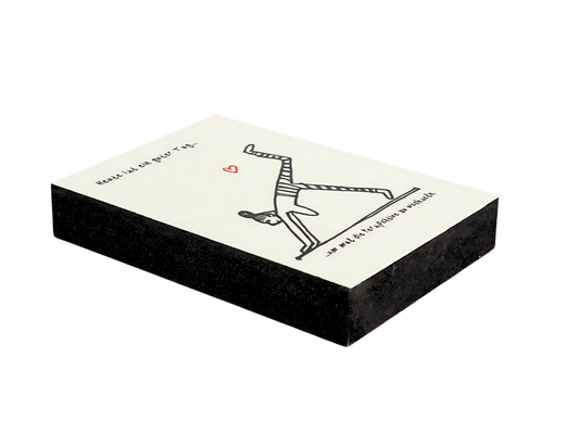 Von ganzem Herzen Holzbild "Heute ist ein guter Tag..."