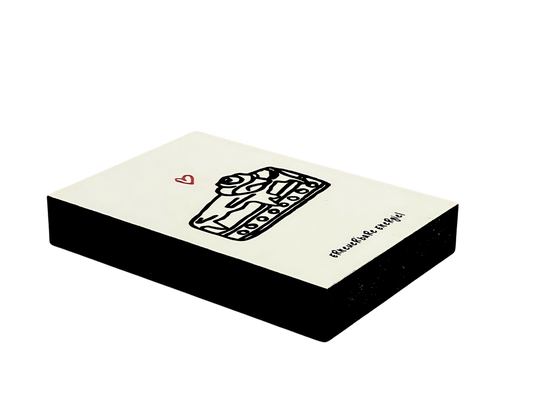 Von ganzem Herzen Holzbild "Erneuerbare Energie"