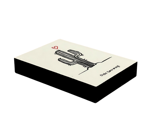 Von ganzem Herzen Holzbild "Dicke Umarmung!"