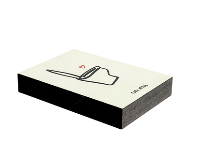 Von ganzem Herzen Holzbild "Für'n Arsch"