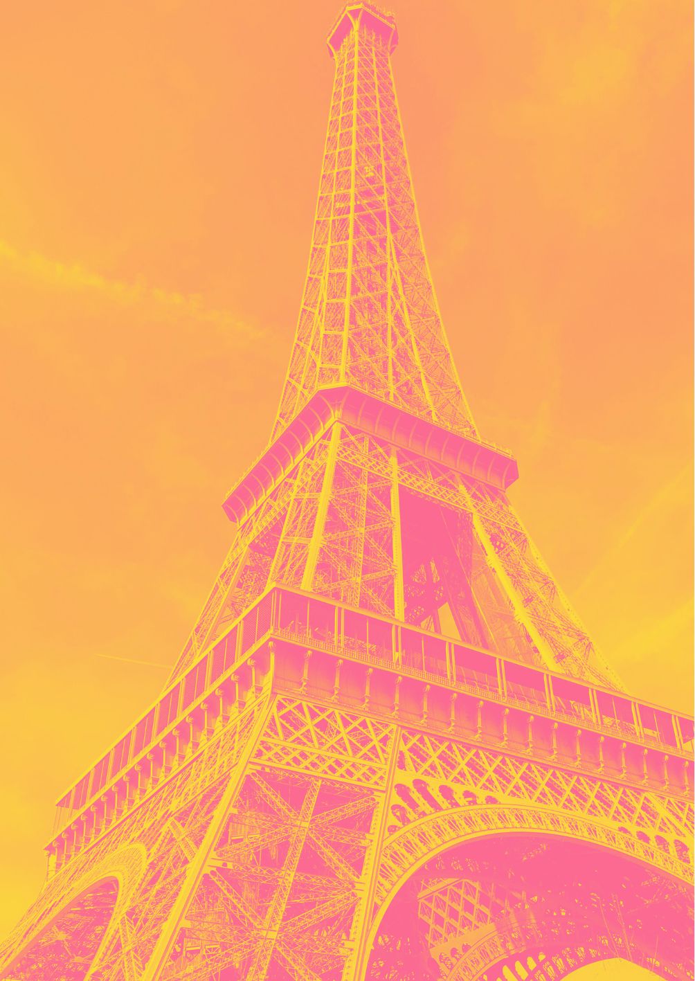 La Tour Eiffel - Dekoratives Holzbild