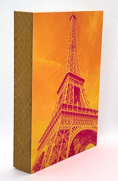 La Tour Eiffel - Dekoratives Holzbild