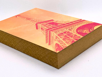 La Tour Eiffel - Dekoratives Holzbild