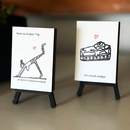 Von ganzem Herzen Holzbild "Erneuerbare Energie"